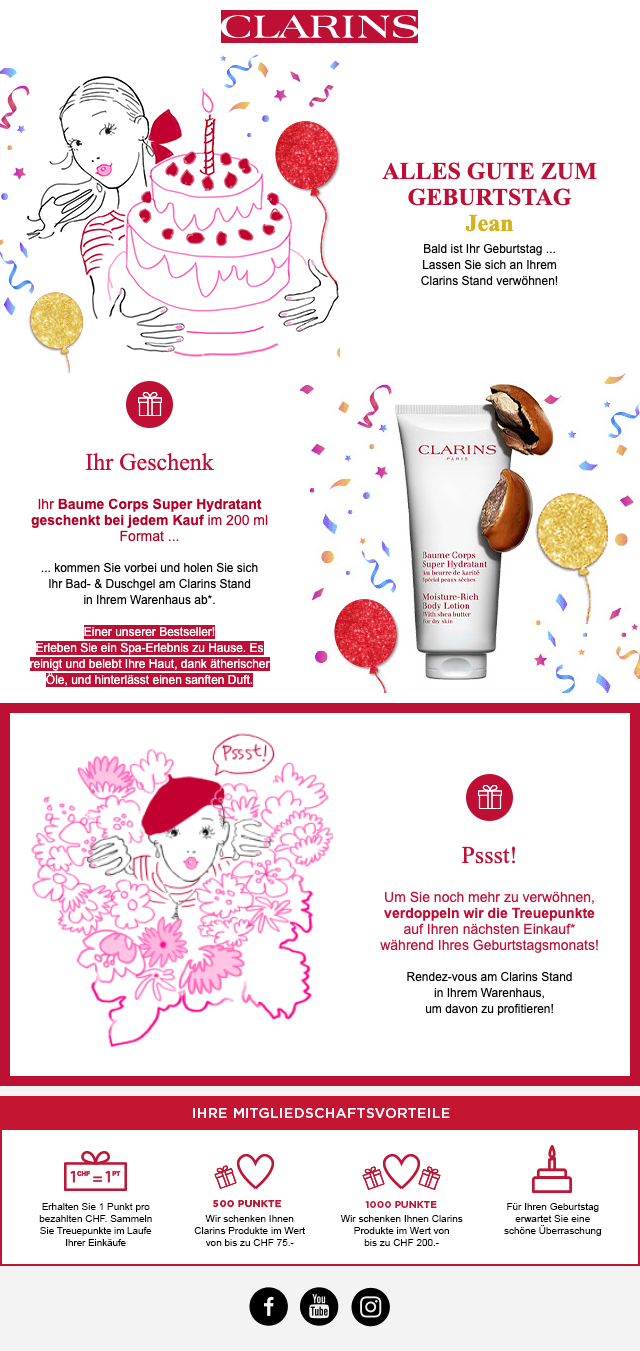 Kundenbeispiel Clarins